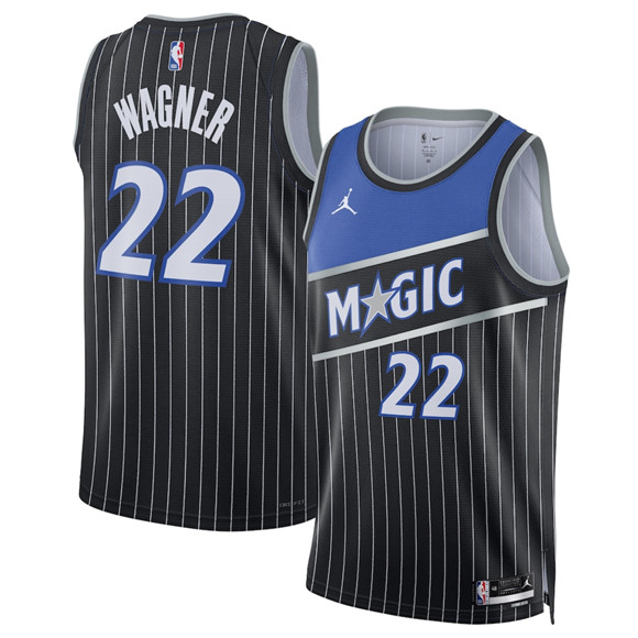 Orlando Magic #22 Franz Wagner Black 2025 Statement Edition Stitched Jersey - Zenithce