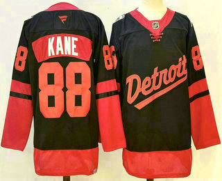 Detroit Red Wings #88 Patrick Kane Black 2025 Stadium Series Stitched Jersey - Zenithce
