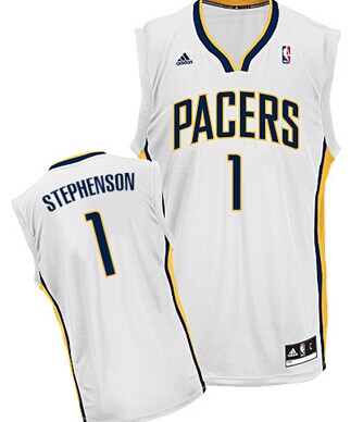 Indiana Pacers #1 Lance Stephenson White Swingman Jersey - Zenithce