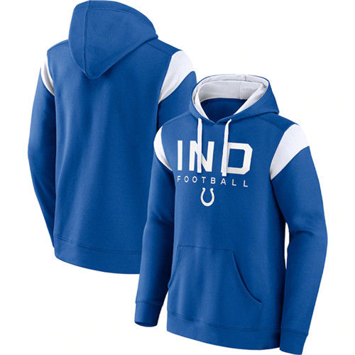Indianapolis Colts Royal Call The Shot Pullover Hoodie - Zenithce