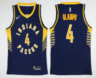 Indiana Pacers #4 Victor Oladipo New Navy Blue 2017-2018 Swingman Stitched Jersey - Zenithce