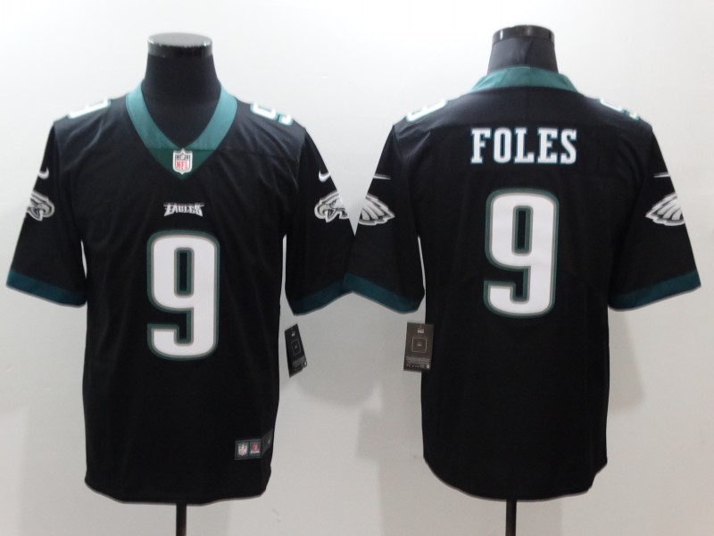Philadelphia Eagles #9 Nick Foles Black Vapor Untouchable Limited Stitched Jersey - Zenithce