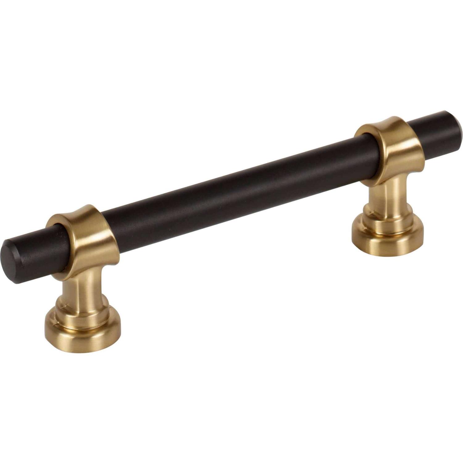 Top Knobs Bit Pull 3 Inch Flat Black and Honey Bronze M2700 - Zenithce