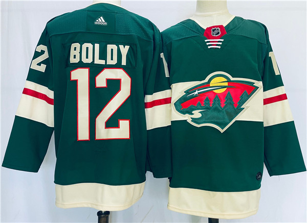 Minnesota Wild #12 Matt Boldy Green Stitched Jersey - Zenithce