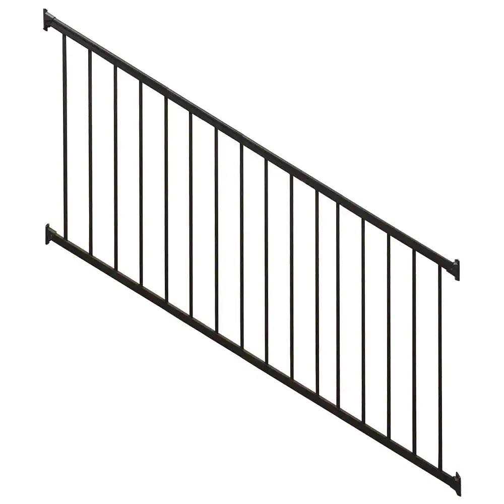 Weatherables Riviera White Straight Railing Bracket Kit - Zenithce
