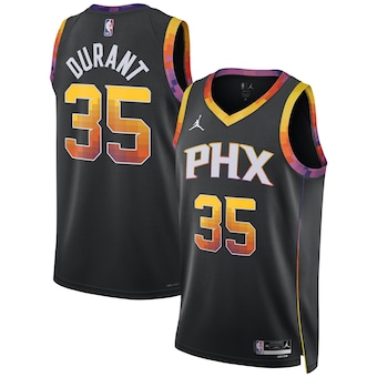 Phoenix Suns #35 Kevin Durant Black 2022-23 Statement Edition Stitched Jersey - Zenithce