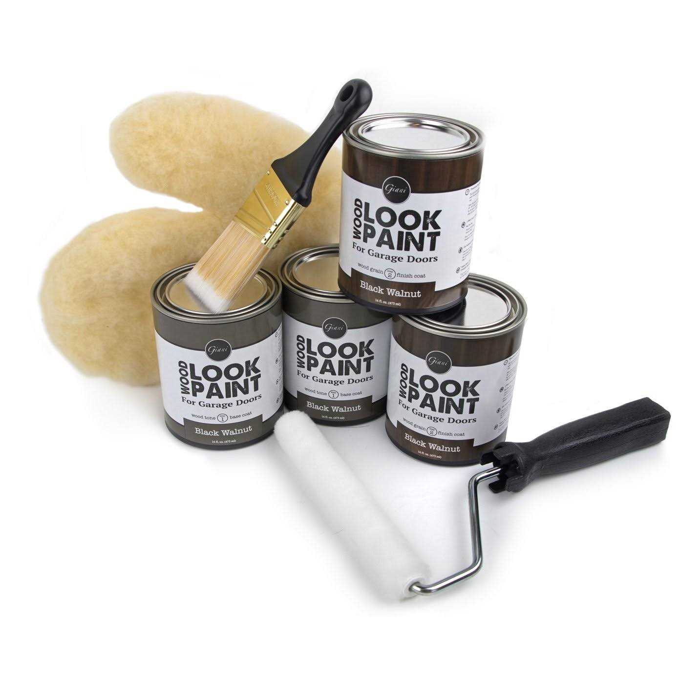 Giani Wood Look Paint Kit for Garage Doors - Zenithce