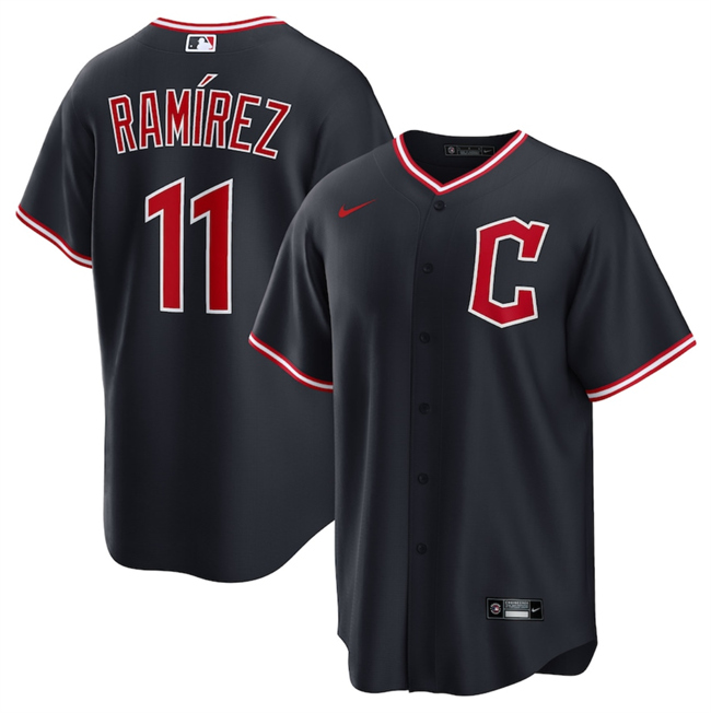 Cleveland Guardians #11 José Ramírez Navy 2025 Alternate Limited Stitched Jersey - Zenithce