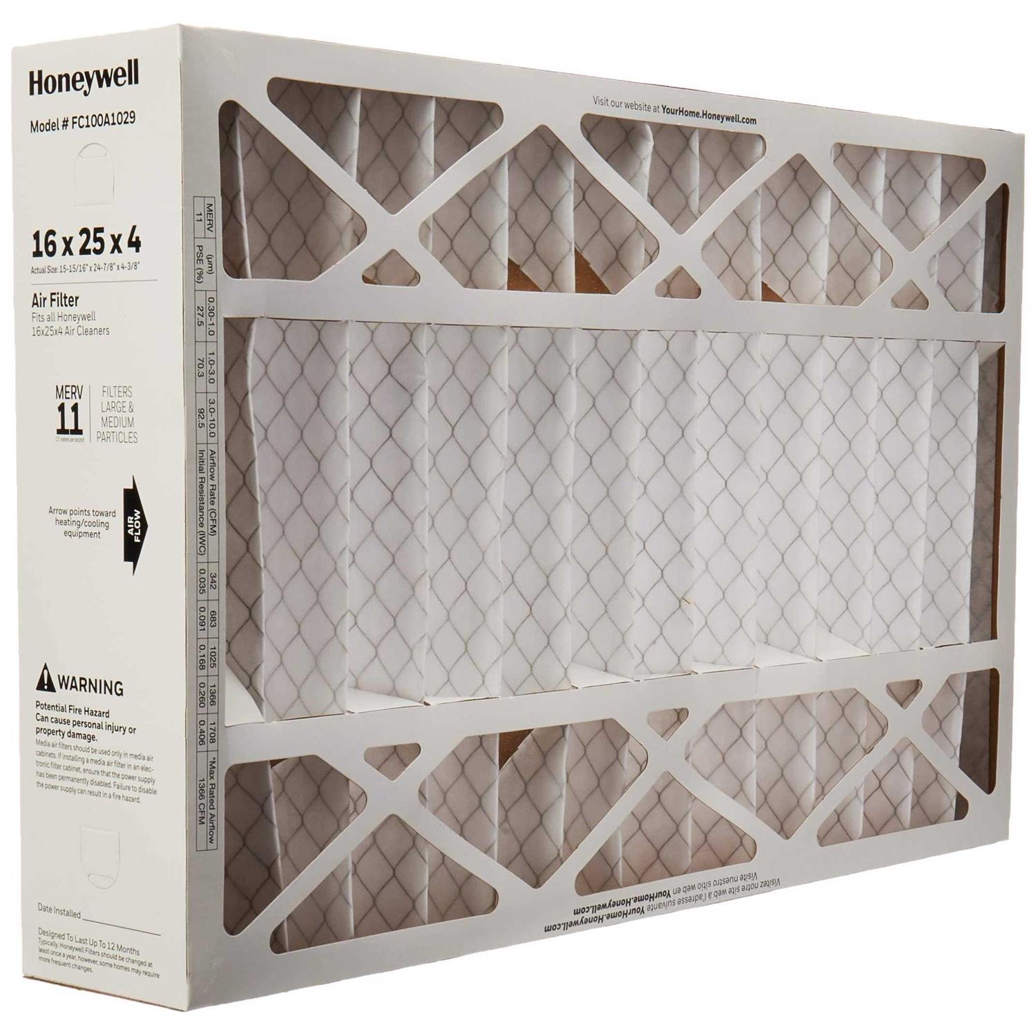 Honeywell FC100A1029 16 x 25 Media Air Filter - Zenithce