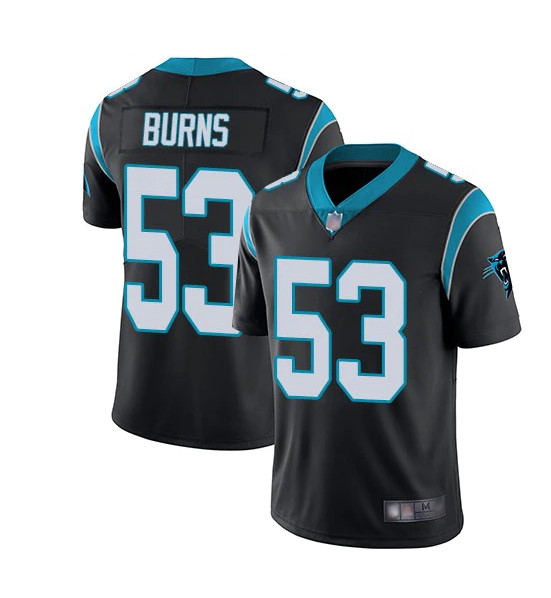 Carolina Panthers #53 Brian Burns Black Vapor Untouchable Limited Stitched Jersey - Zenithce