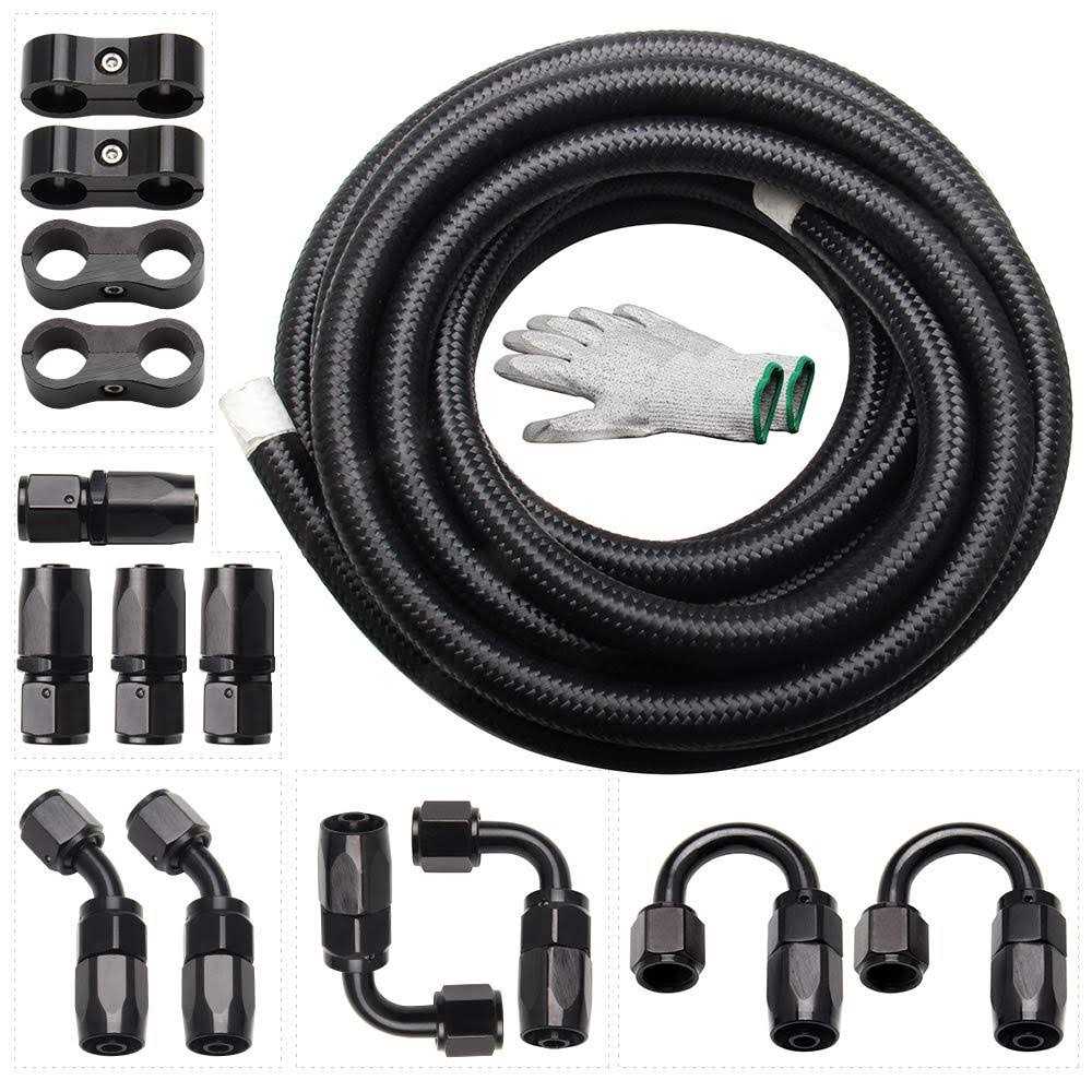 Fuel Line Hose Outboard Boat Engine Petrol Tank Connectors Kit For Motor - Zenithce