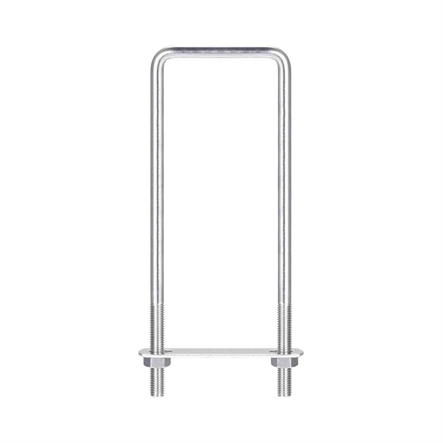 uxcell Square U Bolts, W Nuts and Plate - Zenithce