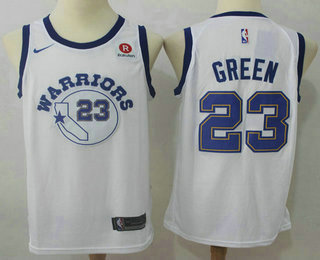 Golden State Warriors #23 Draymond Green White 2017-2018 Authentic Rakuten Stitched Jersey - Zenithce