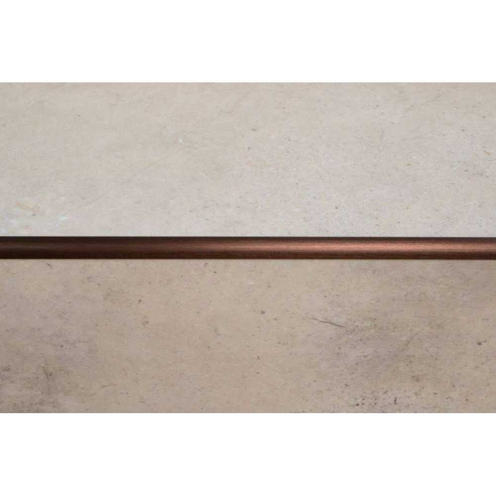 Schluter Systems Vinpro-RO Brushed T x 98.5-in L Anodized Aluminum Bullnose VPRO - Zenithce