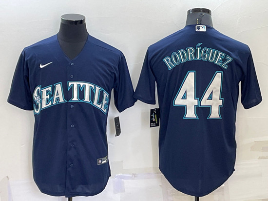 Seattle Mariners #44 Julio Rodríguez Navy Cool Base Stitched Jersey - Zenithce