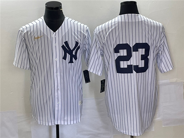 New York Yankees #23 Don Mattingly White Cool Base Stitched Jersey - Zenithce