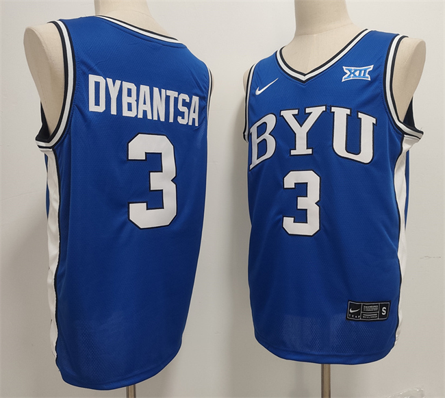 Duke Blue Devils #3 AJ Dybantsa Blue Stitched Jersey - Zenithce