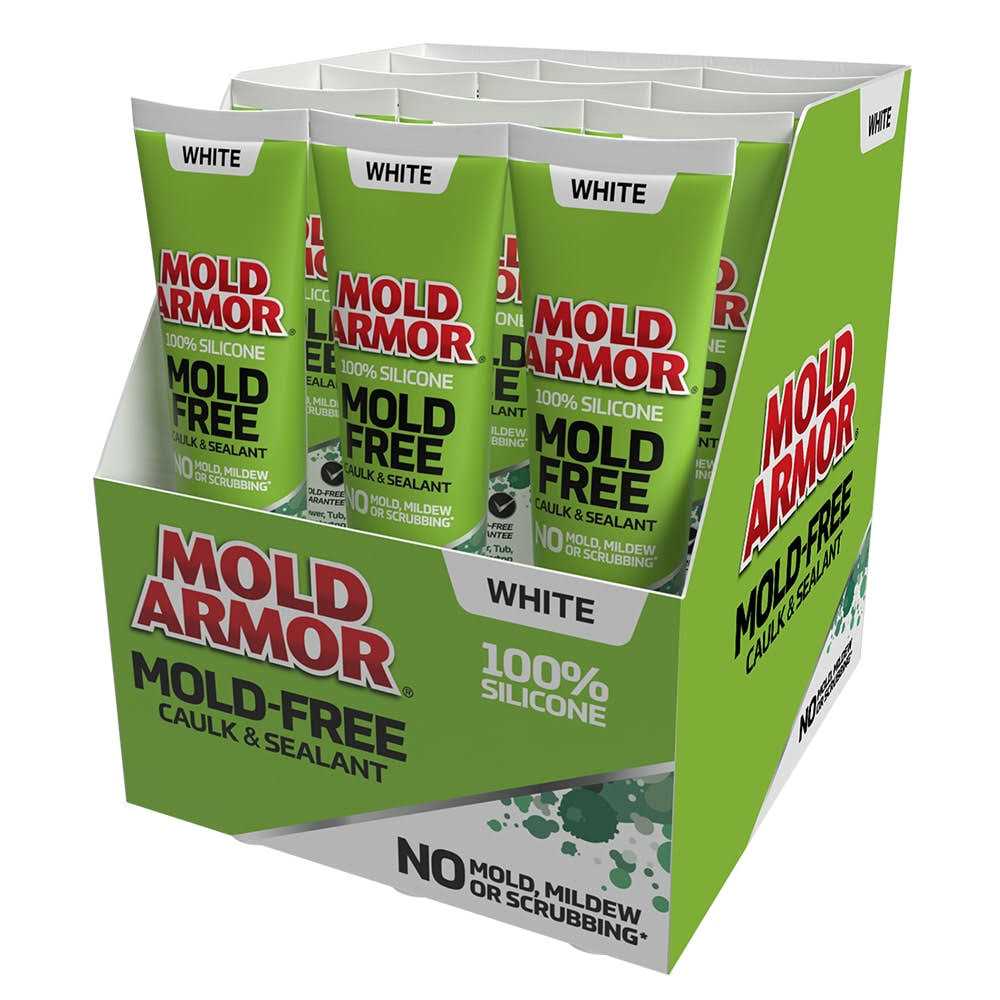 Mold Armor 100% Silicone Mold Free Caulk & Sealant - Zenithce