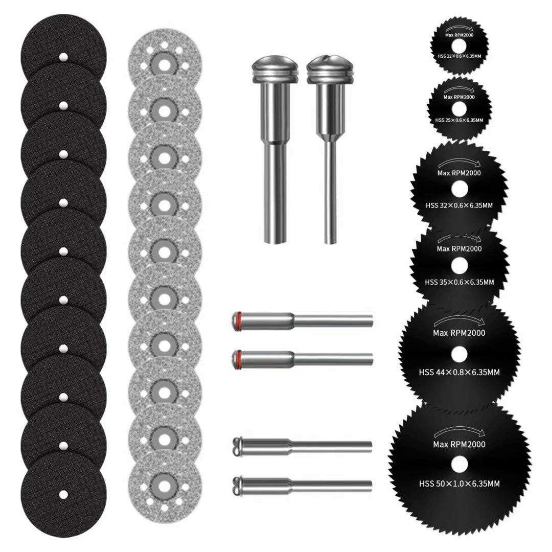 Cutting Wheel Set for Dremel Rotary Tool HSS Circular Saw Blades - Zenithce