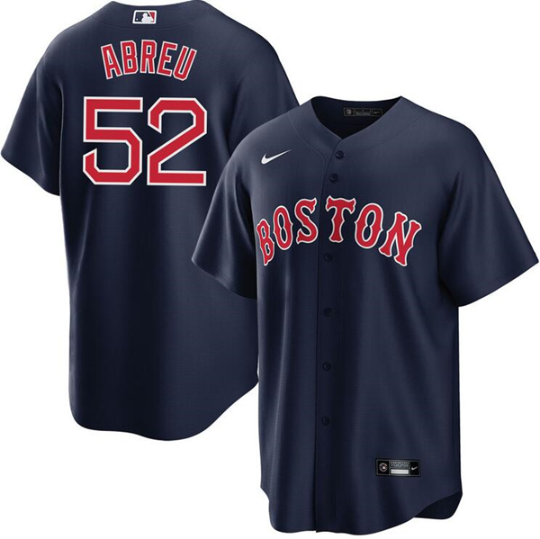 Boston Red Sox #52 Wilyer Abreu Navy Cool Base Stitched Jersey - Zenithce