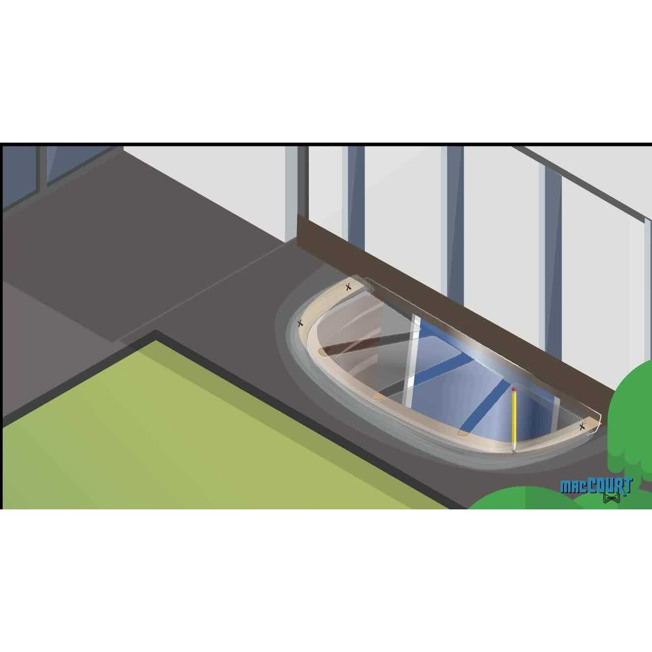 MacCourt Plastic Window Well Cover - Zenithce