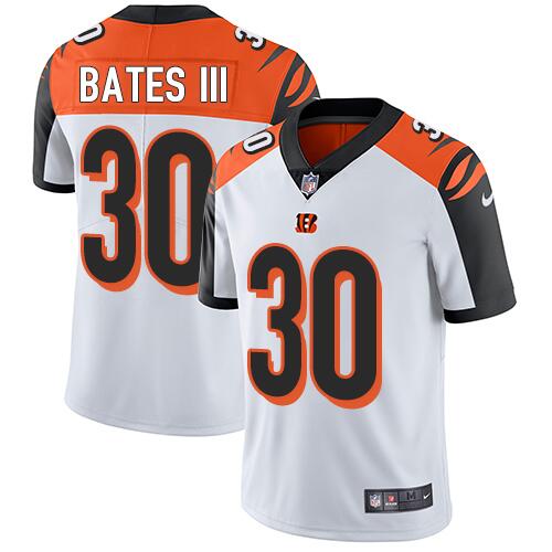 Cincinnati Bengals #30 Jessie Bates III White Vapor Untouchable Limited Stitched Jersey - Zenithce