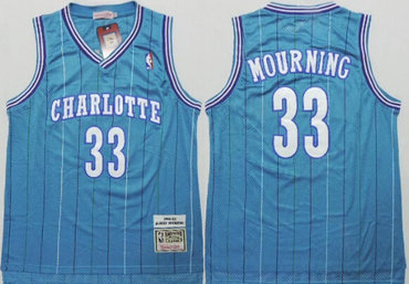 Charlotte Hornets #33 Alonzo Mourning Green Swingman Throwback Jersey - Zenithce
