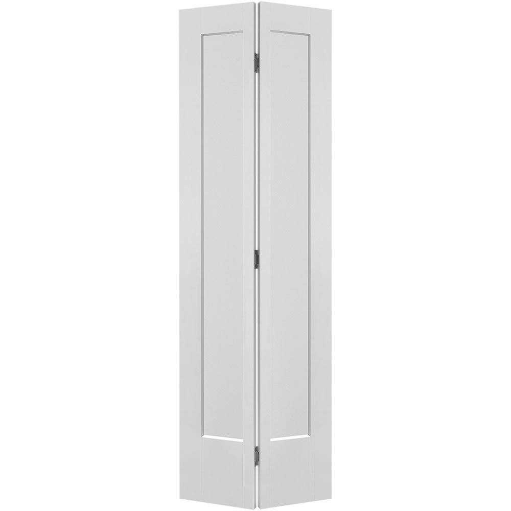 Paneled Manufactured Wood Primed Lincoln Park Interior Bi-fold Door Masonite - Zenithce
