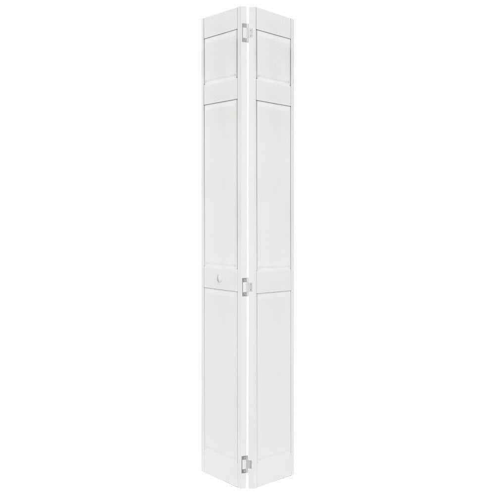 Home Fashion Technologies 32 in. x 80 in. 3 in. Louver/Louver White PVC Composite Interior Bi-Fold Door - Zenithce