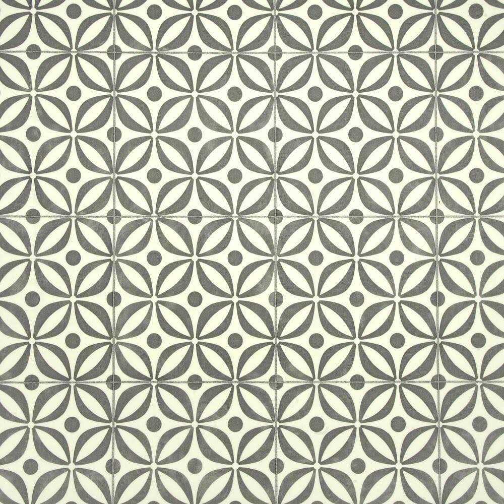 TrafficMaster Portland Stone Gray 18 in. x 18 in. Glazed Ceramic Floor and Wall Tile - Zenithce