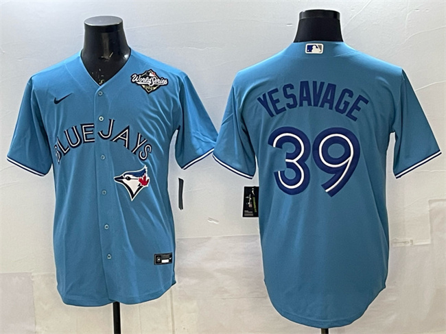 Toronto Blue Jays #39 Trey Yesavage Blue 2025 World Series Home Cool Base Stitched Jersey - Zenithce