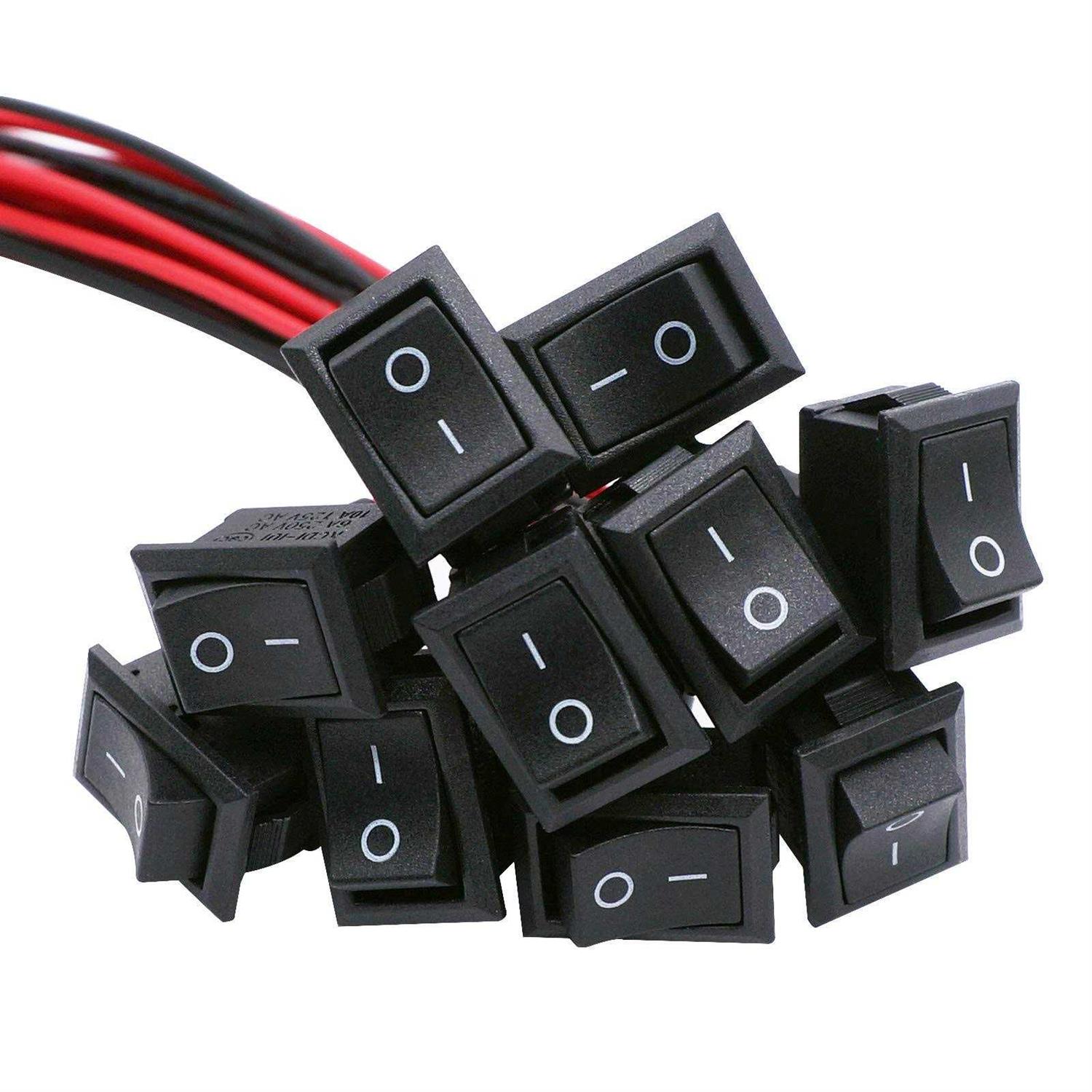 TWTADE 10A Coil Electromagnetic Power Relay 8 Pins 2DPT 2NO+2NC with Indicator Light and Socket Base -YJ2N-LY - Zenithce