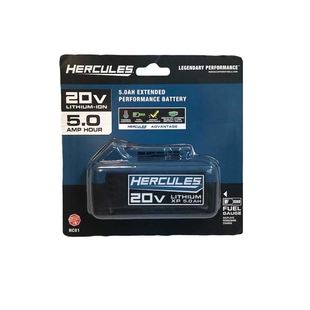 Hercules 20v 2.5 Ah Lithium-Ion Compact Battery - Zenithce