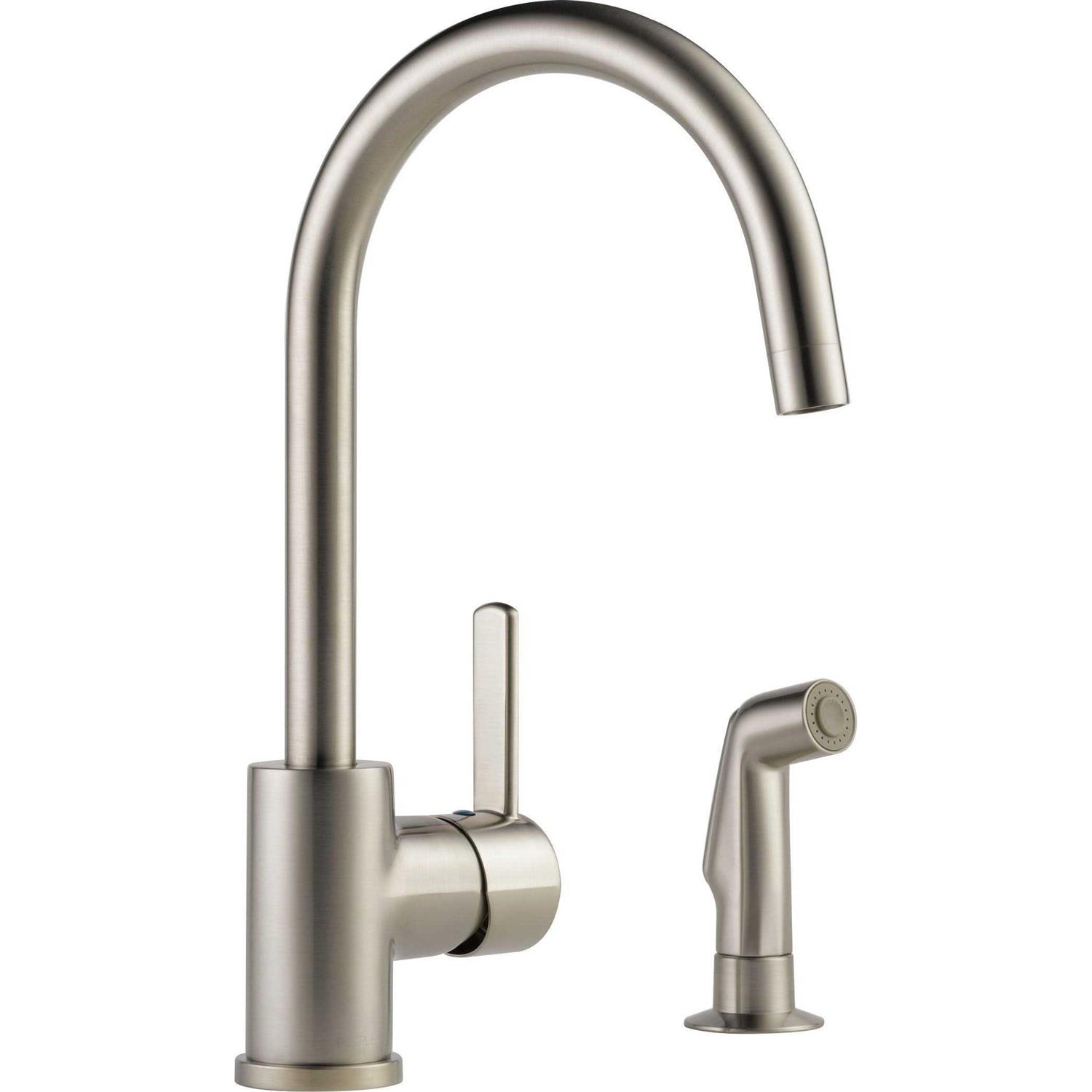 Peerless Precept Single Handle Kitchen Faucet with Spray P199152LF - Zenithce