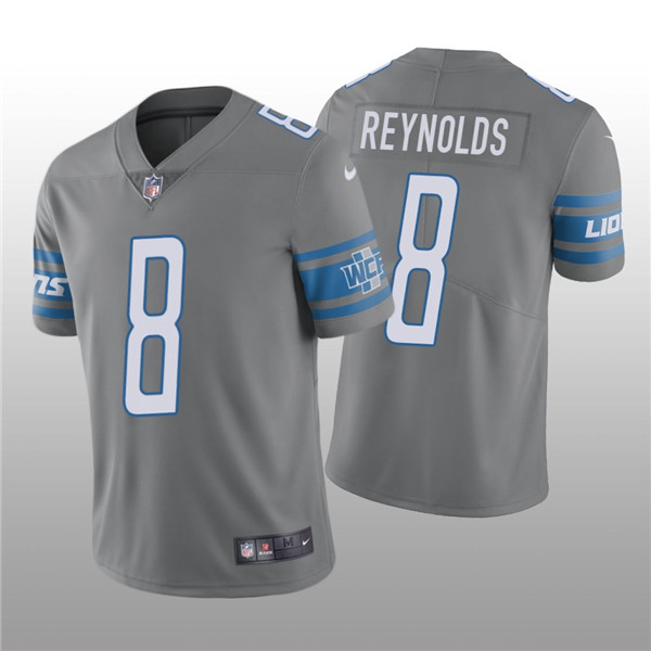 Detroit Lions #8 Josh Reynolds Grey Vapor Untouchable Limited Stitched Jersey - Zenithce