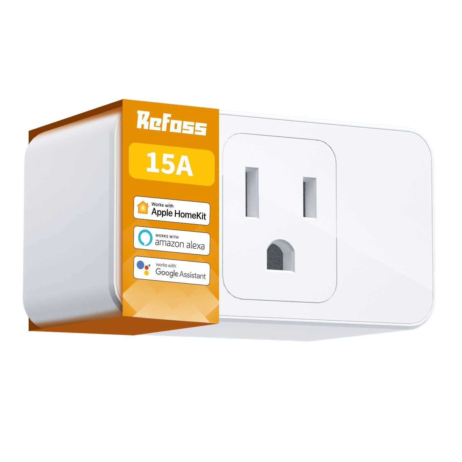 Refoss Smart Plug WiFi Outlet Work with Apple HomeKit Siri Alexa Google Home - Zenithce