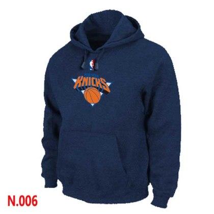 Mens New York Knicks Dark blue Pullover Hoodie - Zenithce