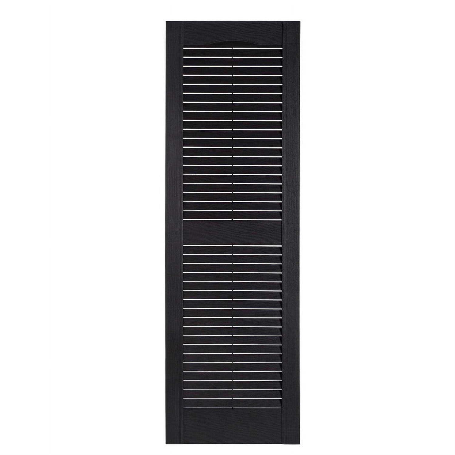 Mr Mxyzptlk Perfect Shutters IL501539002 Premier Louver Exterior Decorative Shutter - Zenithce