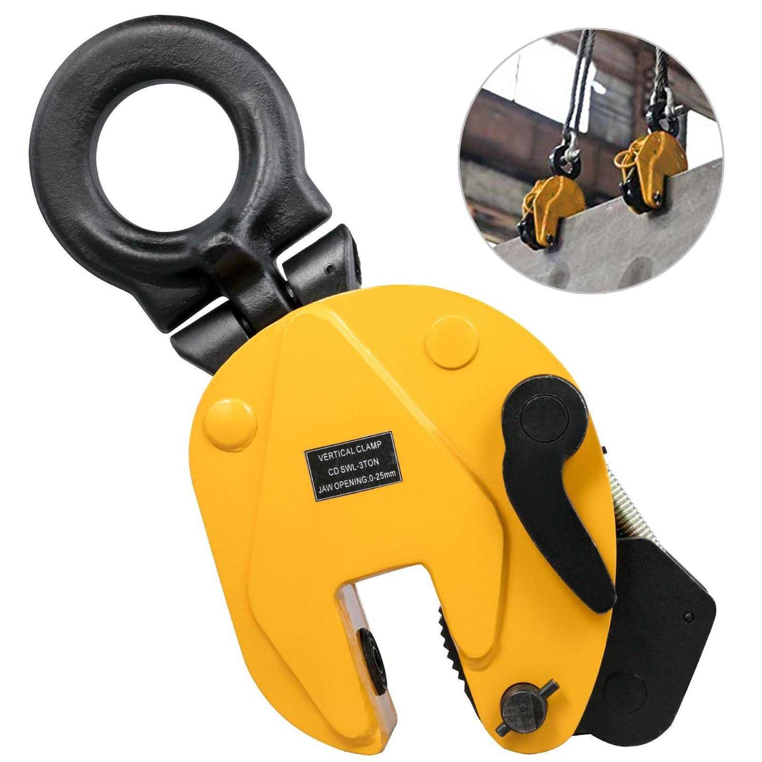 VEVOR Lifting Clamp Working Load Vertical Plate Clamp Jaw Opening - Zenithce