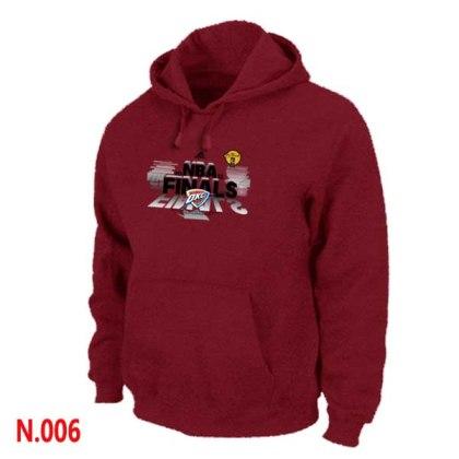 Mens Oklahoma City Thunder Red Pullover Hoodie - Zenithce