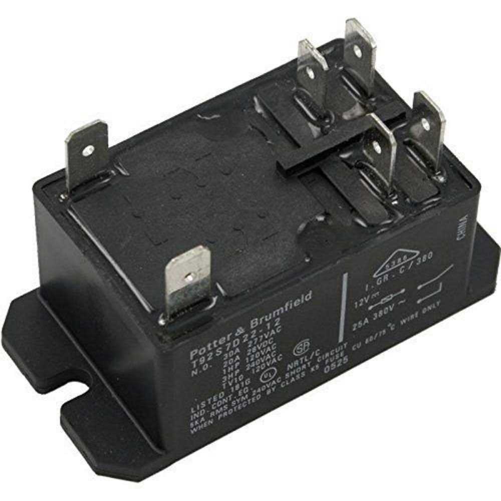 Potter & Brumfield T92P11D22-12 Power Relay DPDT 12V DC 30A - Zenithce