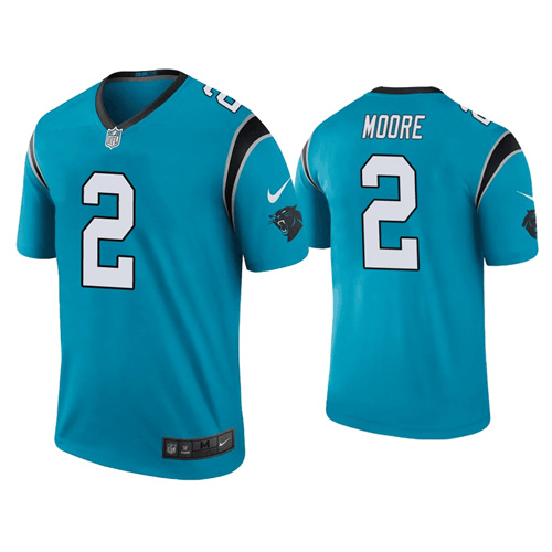 Carolina Panthers #2 D.J Moore Blue Vapor Untouchable Limited Stitched Jersey - Zenithce