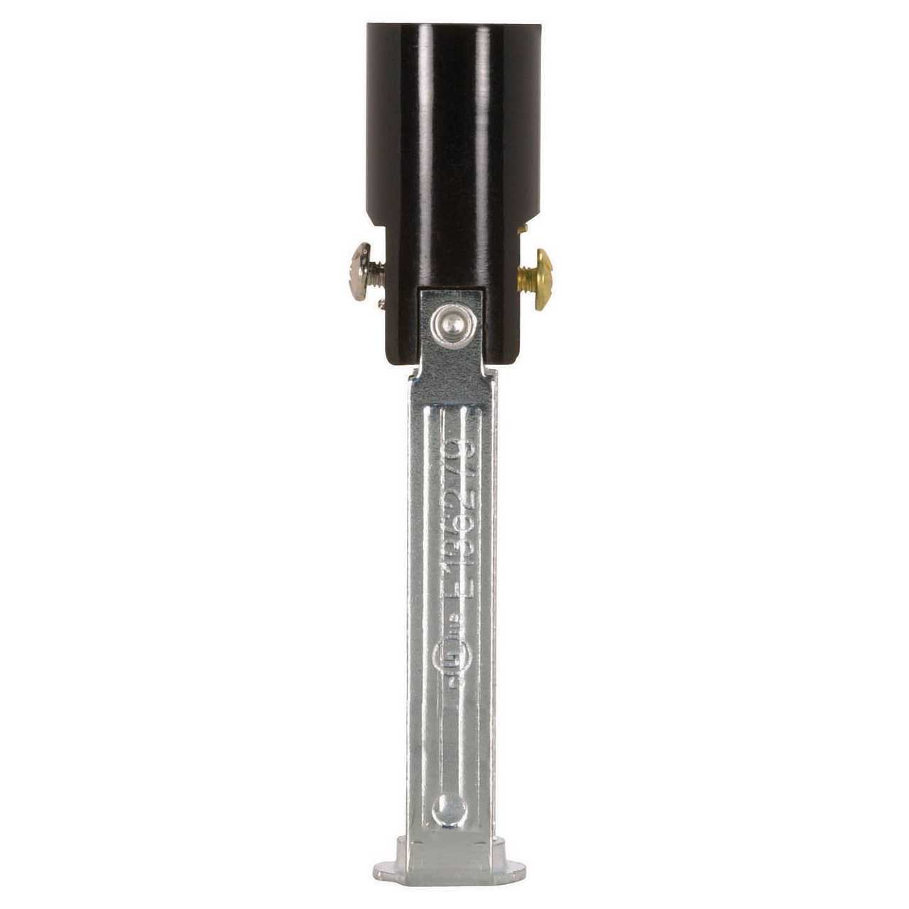 Satco Keyless Porcelain Socket With Rim And Double Snap In Clip - Zenithce