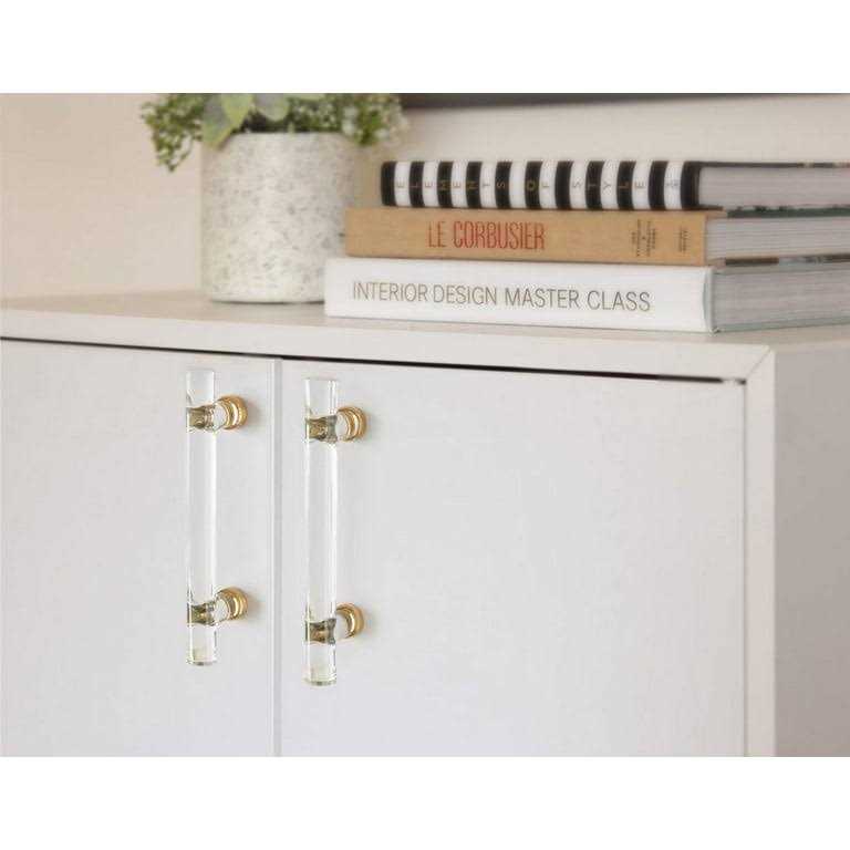 Emtek 4 Center to Center Crystal Cabinet Bar Pull 86724US - Zenithce
