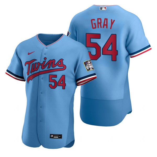 Minnesota Twins #54 Sonny Gray Blue Flex Base Stitched Jersey - Zenithce