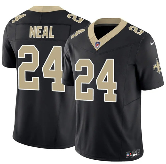 New Orleans Saints #24 Devin Neal Black 2025 F.U.S.E Vapor Limited Stitched Jersey - Zenithce