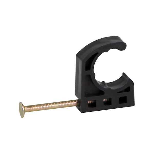 The Plumber’s Choice Half Clamp J-Hook with Nail for PEX Tubing Pipe Support - Zenithce