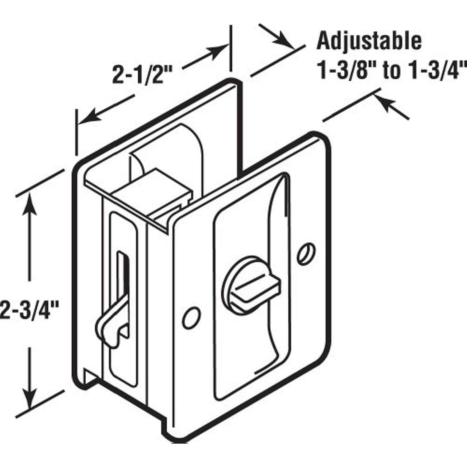 Prime-Line Plastic Tilt Latch F 2801 - Zenithce