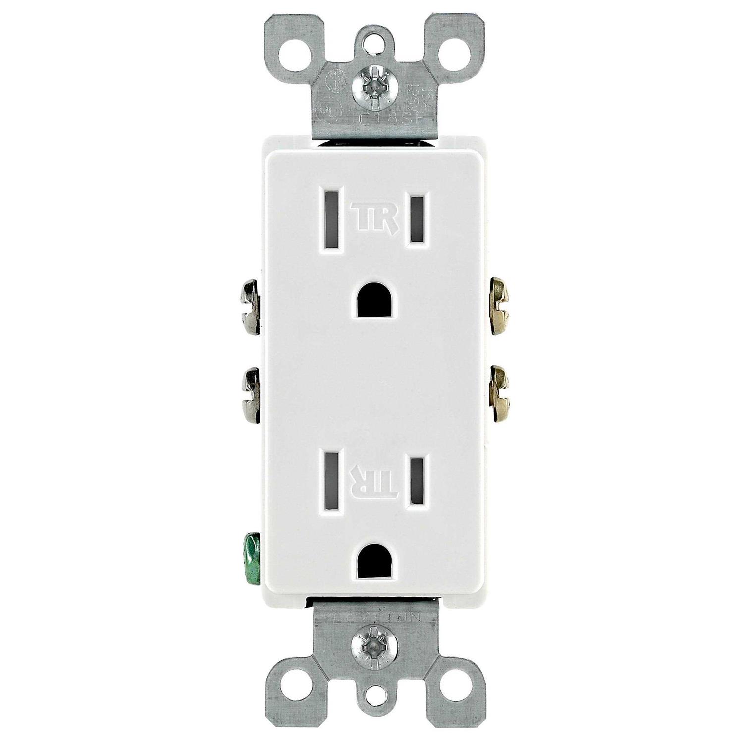 Leviton T5325-GY Duplex Decora Receptacle - Zenithce