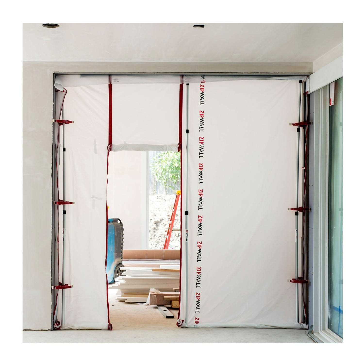 ZipWall Py50 Dust Barrier Plastic Sheeting - Zenithce